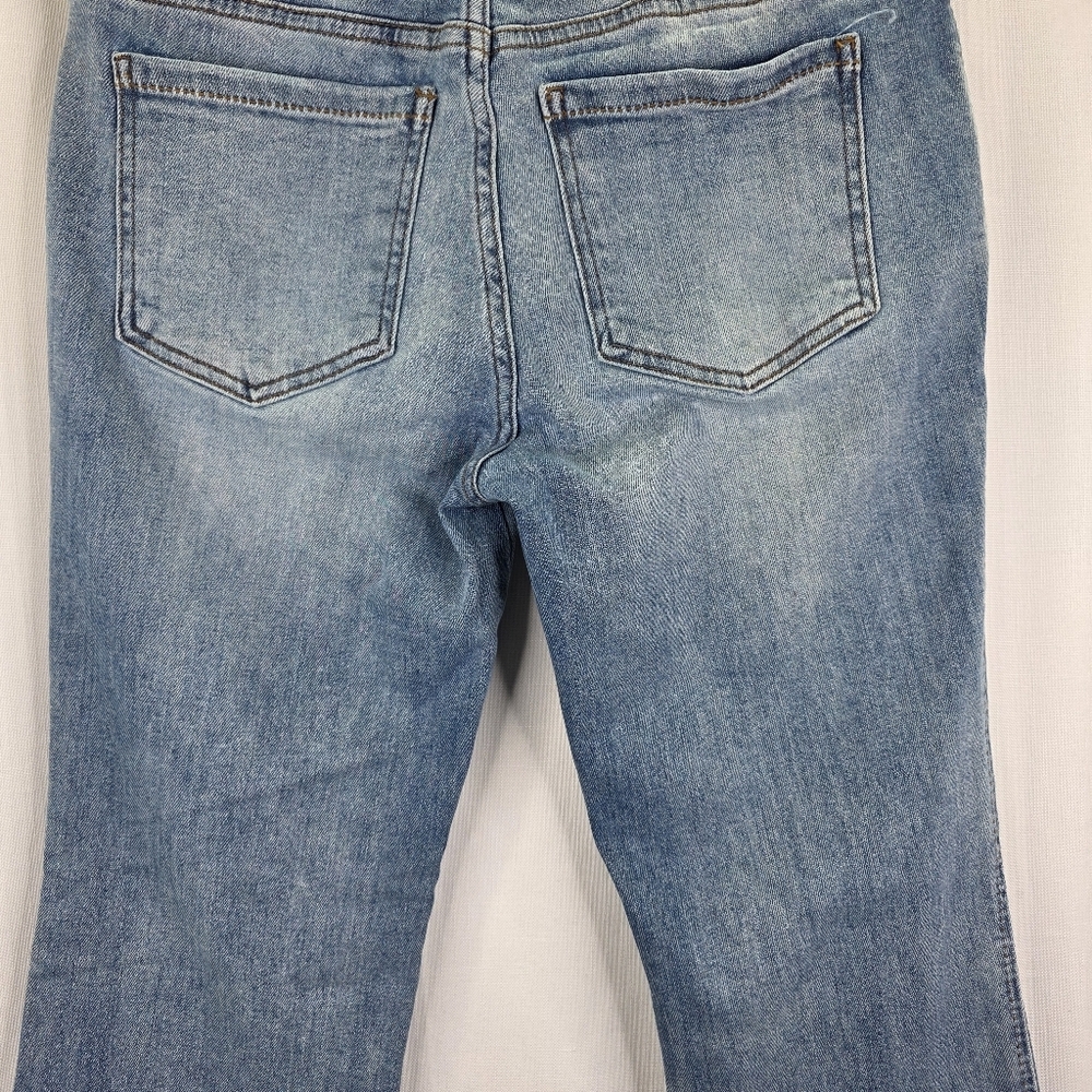 KUT FROM THE KLOTH Women's Kelsey  Ankle Flare Denim Jeans Mid Rise Size 4 - Picture 10 of 12